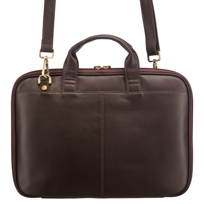 p402253-220-09 сумка для ноутбука 14' от бренда dr.koffer вид слева