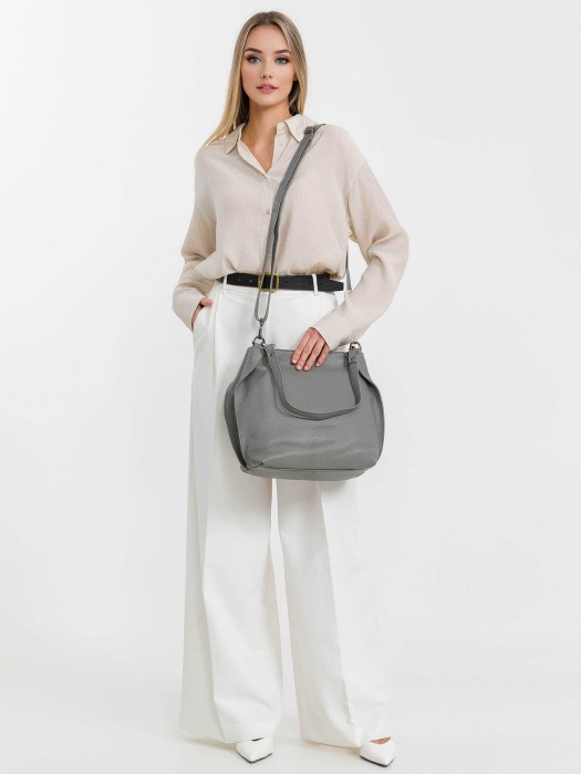 w620132-43-77 сумка женская из кожи спереди