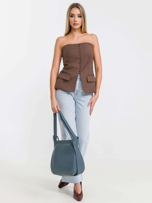 w620136-44-70 сумка женская из кожи спереди