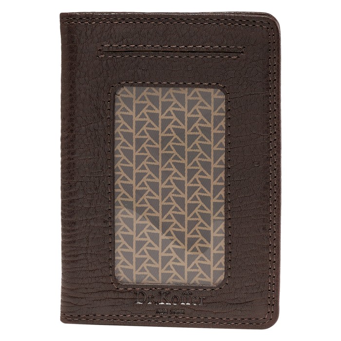 x268010-78-09 обложка для документов от бренда dr.koffer вид слева