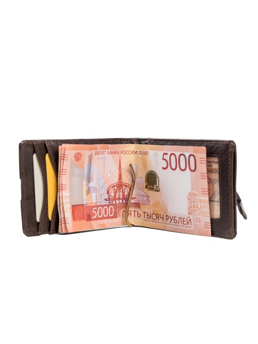 x510485-245-09 зажим для денег делового стиля с лицевой стороны