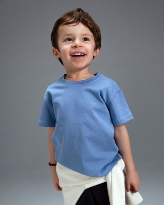 детская футболка из эластичного хлопкового джерси unisex фотография