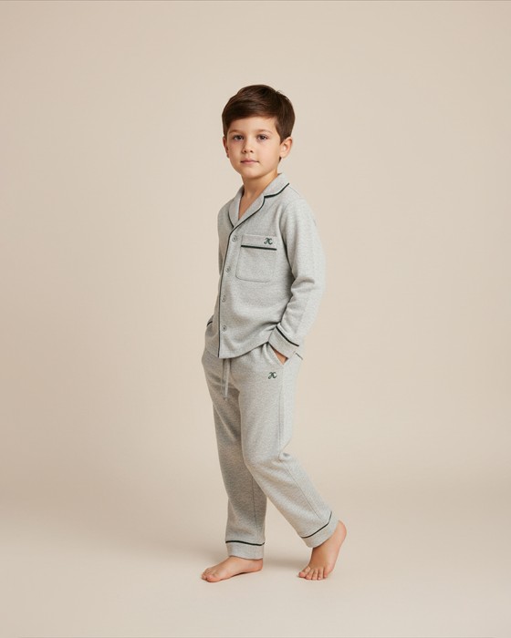 детская пижамная рубашка из хлопка фотография