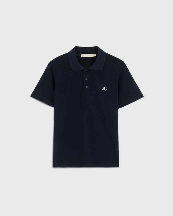 футболка поло прямого кроя фотография