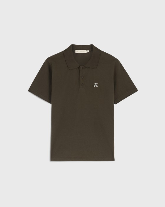 футболка поло прямого кроя фотография