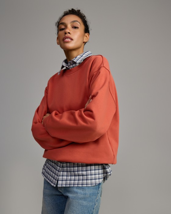 хлопковая толстовка оверсайз unisex фотография