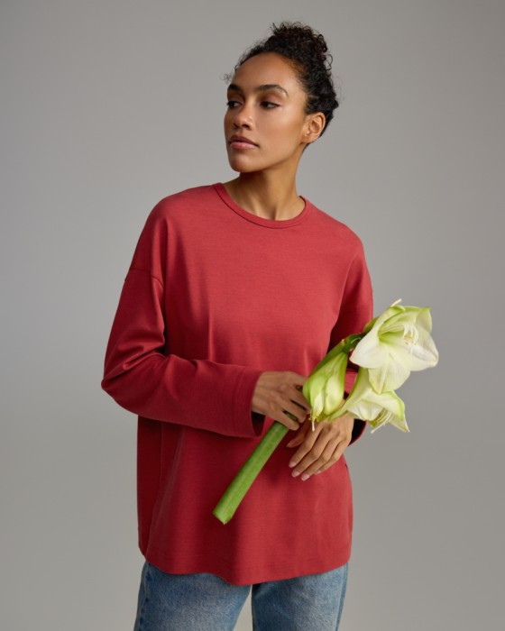 хлопковый лонгслив unisex фотография