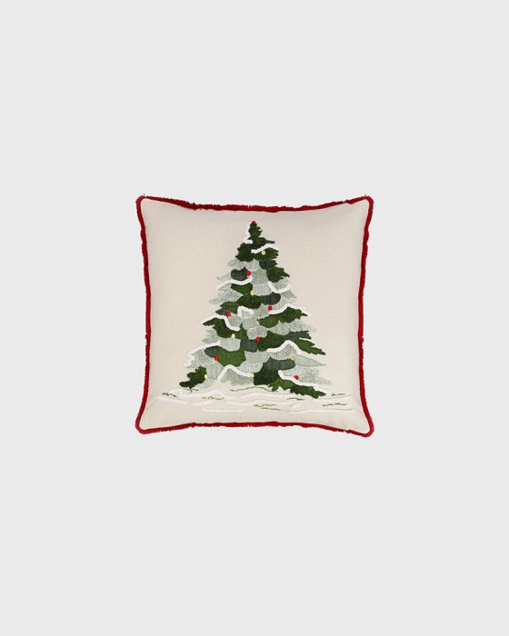 подушка декоративная festive tree фотография