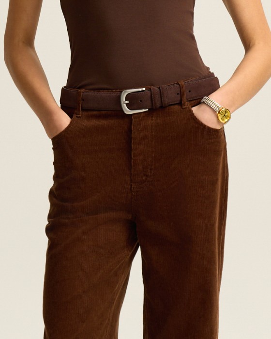 ремень из натуральной замши фотография