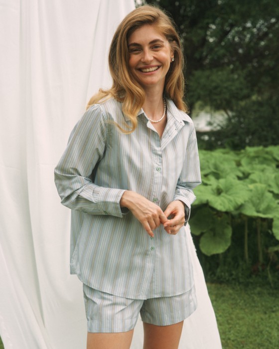 рубашка в полоску фотография