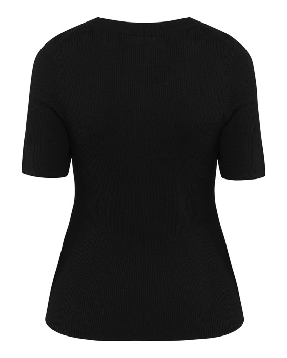 шерстяной джемпер с коротким рукавом фотография