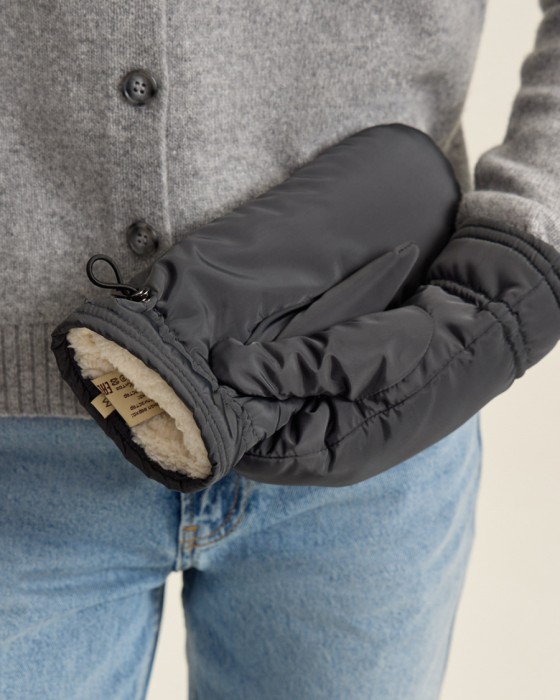 теплые варежки текстильные фотография