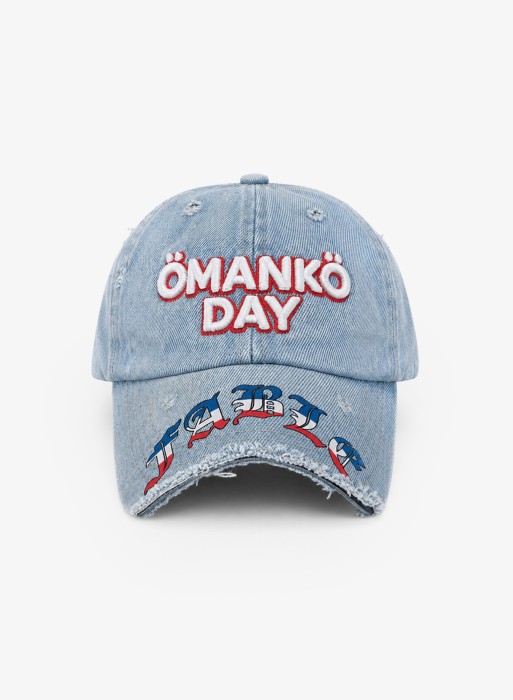 бейсболка omanko x fbl sky blue фотография