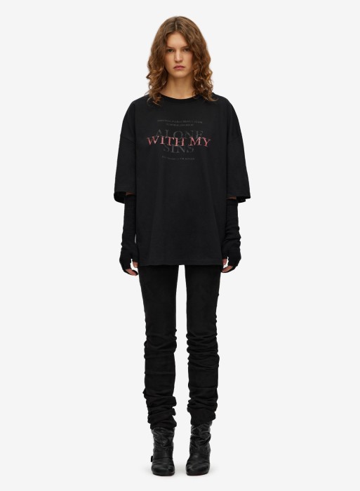 футболка sinner black фотография