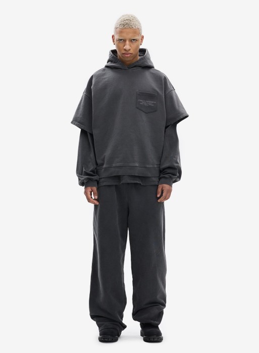 худи с лонгсливом fighter graphite фотография