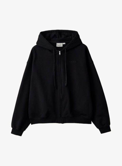 худи zip uniform black фотография