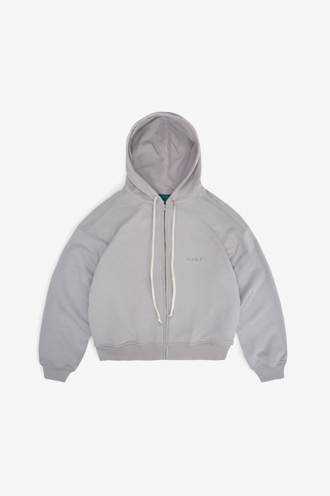 худи zip uniform grey melange фотография