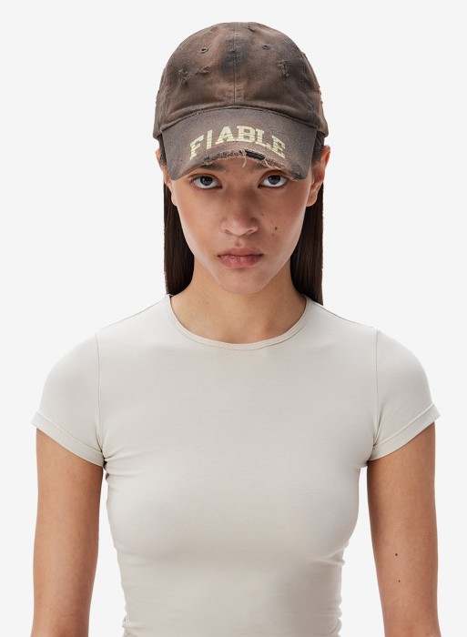 кепка stamp brown фотография