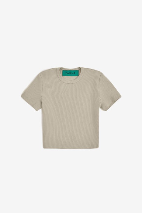 кроп-топ uniform beige calf фотография