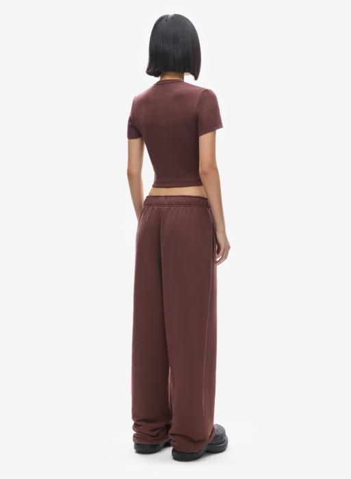 кроп-топ uniform reddish brown по цене 2200 руб вид справа