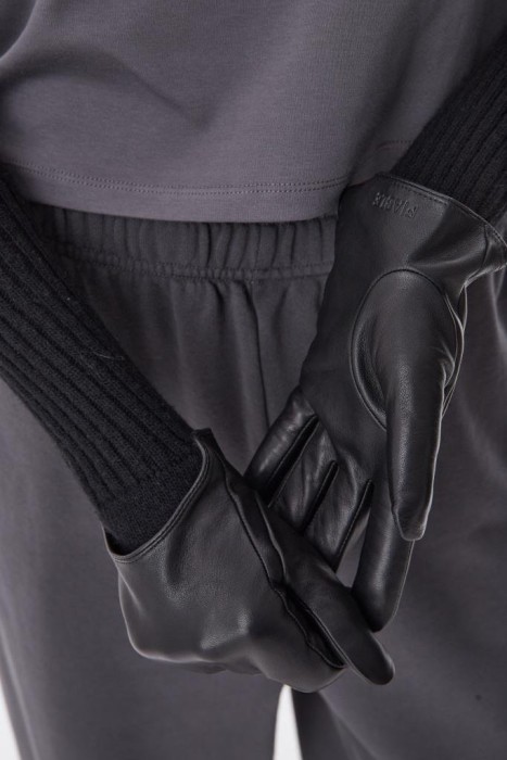 перчатки essentials black фотография