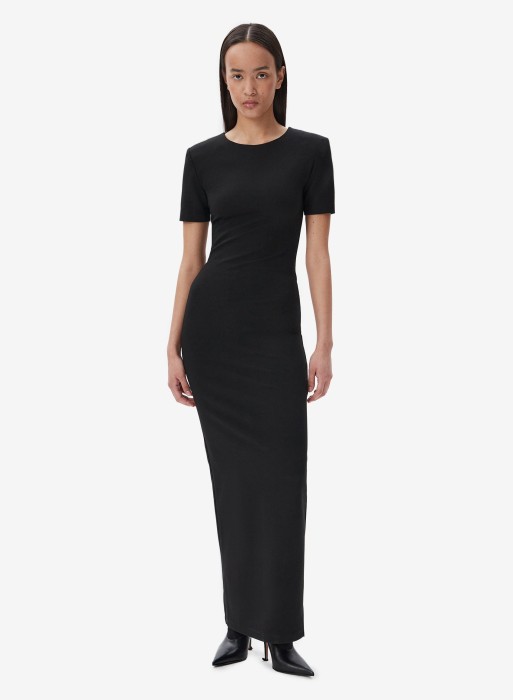 платье noble maxi black фотография