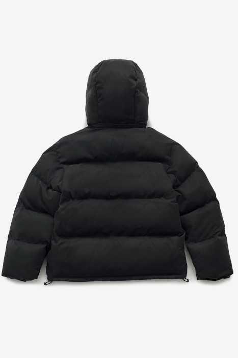 пуховик uniform black для взрослого возраста с изнаночной стороны