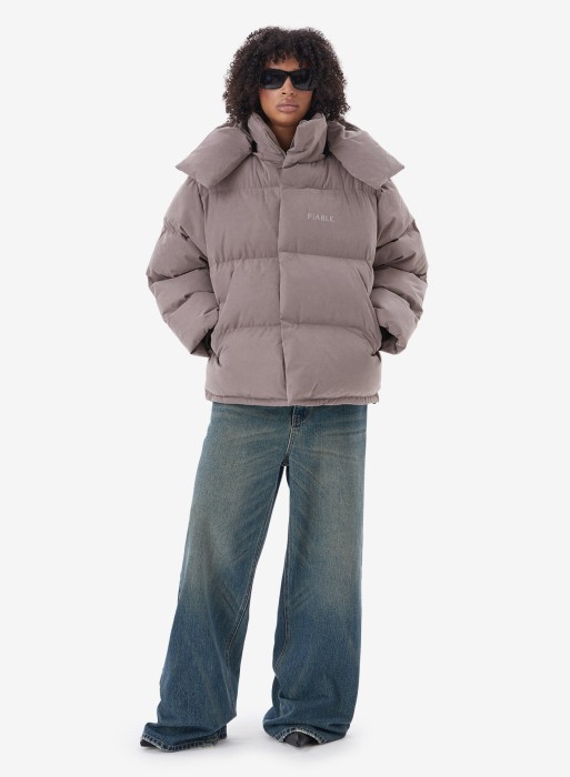 пуховик uniform cappuccino фотография