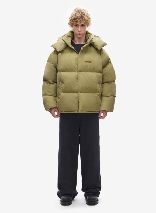 пуховик uniform olive фотография