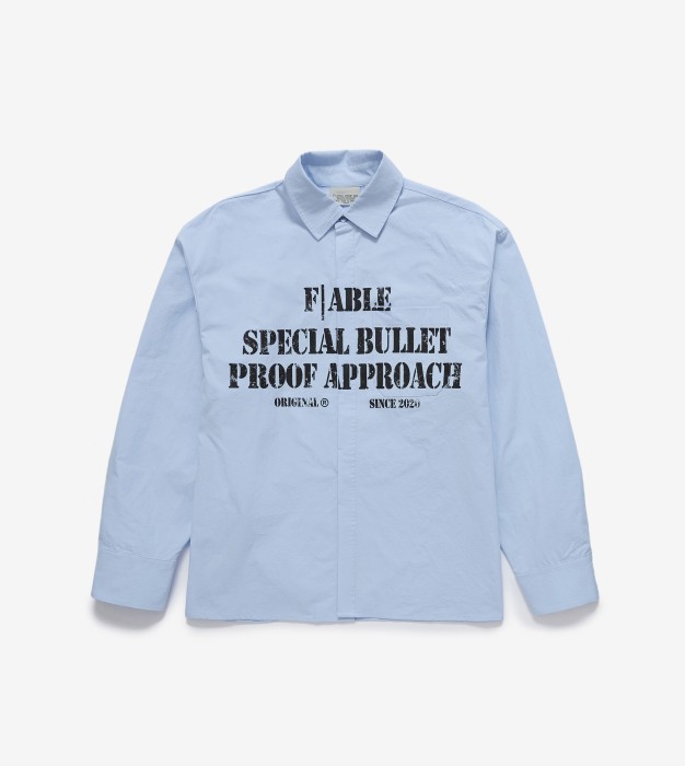 рубашка bulletproof blue фотография