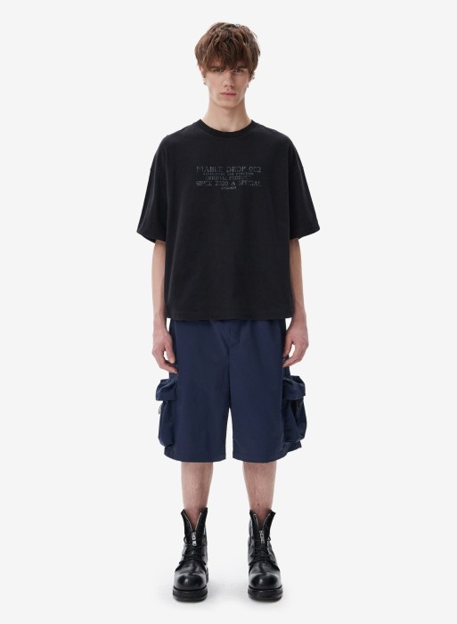 шорты track dark blue фотография