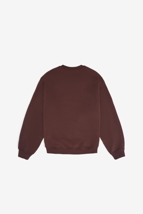 свитшот uniform reddish brown для взрослого возраста с изнаночной стороны