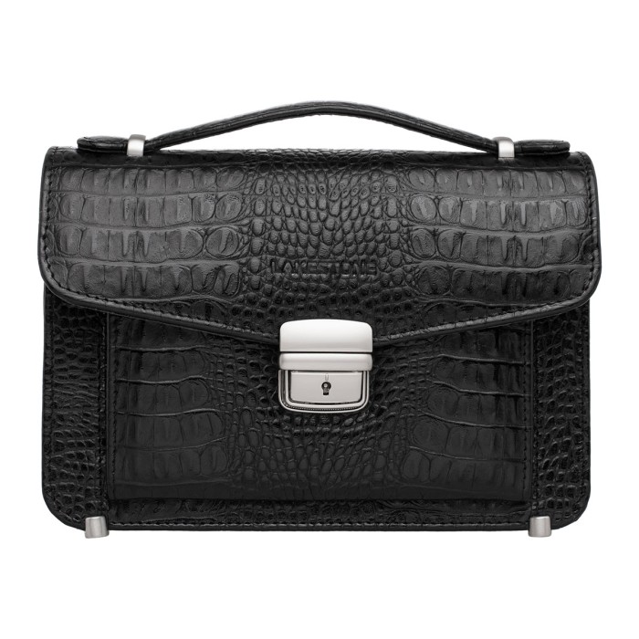 барсетка clark black caiman фотография