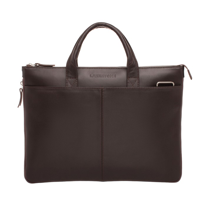 деловая сумка bolton brown из кожи для ноутбука фотография