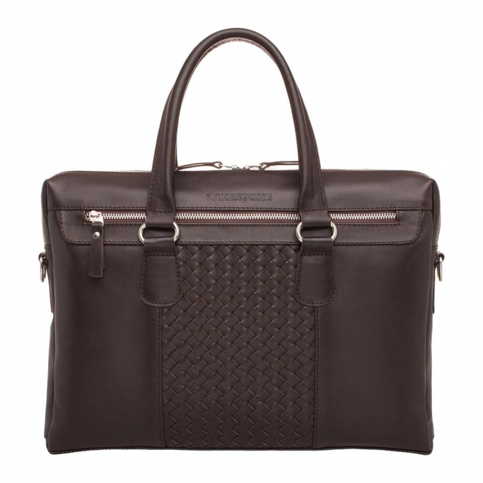 деловая сумка bramley brown из кожи для ноутбука фотография