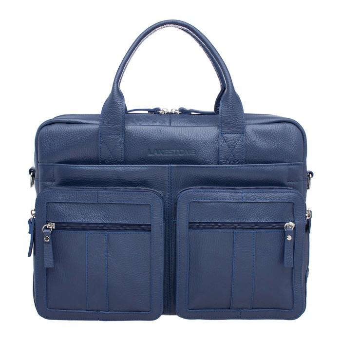 деловая сумка hackford dark blue фотография