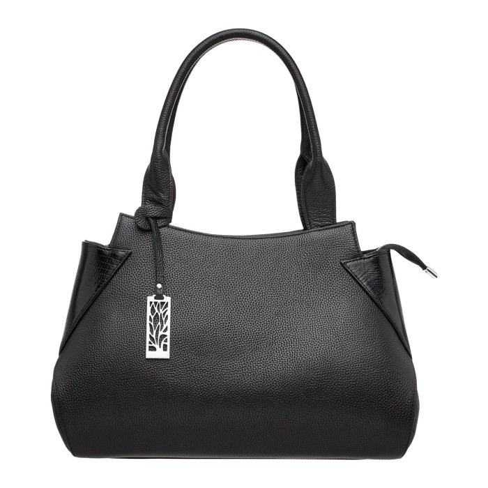 кожаная женская сумка osprey black фотография