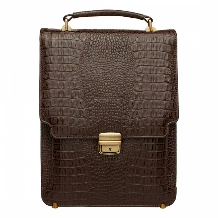 портфель вертикальный gilbert brown caiman фотография