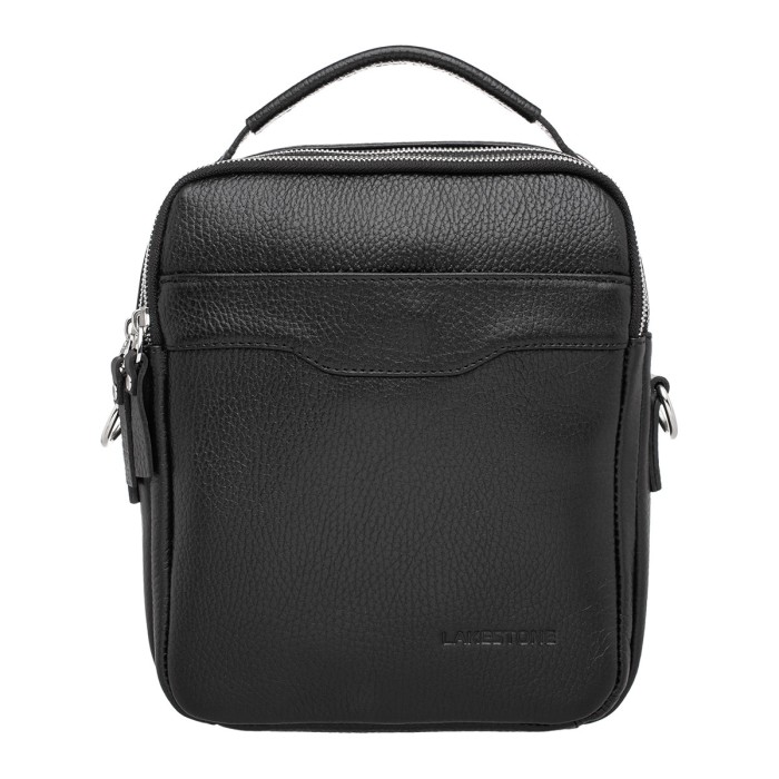 сумка мужская через плечо ascot black фотография