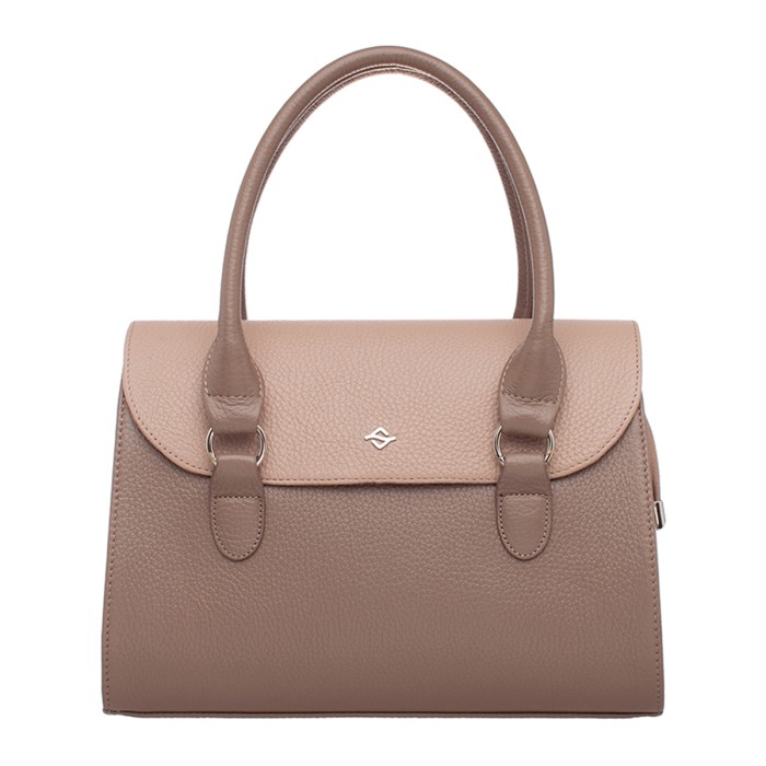 женская кожаная сумка bloy taupe фотография