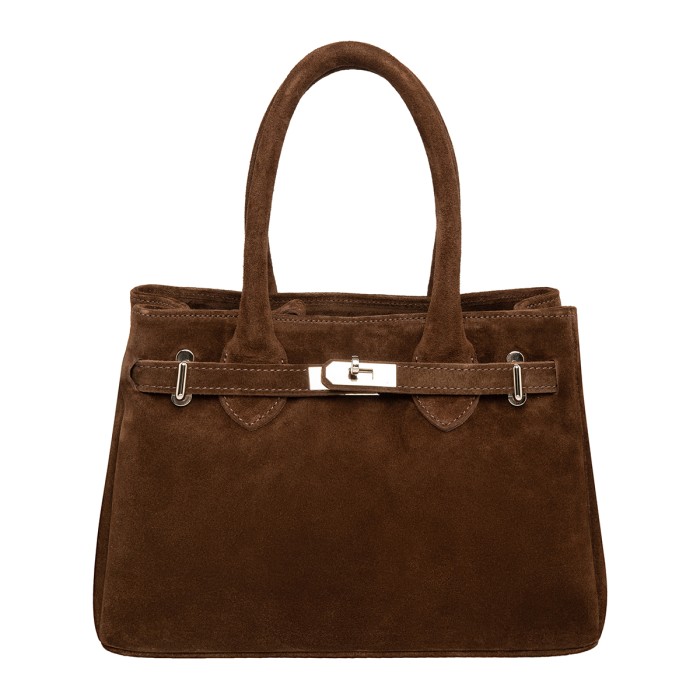 женская сумка aster brown suede фотография