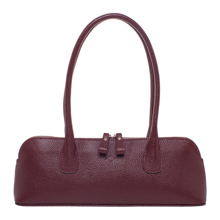 женская сумка bianca burgundy фотография