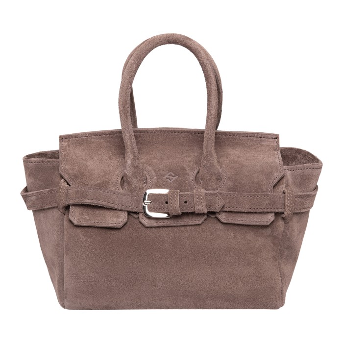 женская сумка melody taupe suede фотография