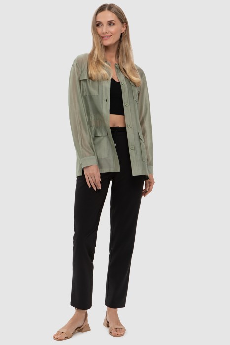 блузка из тенсела вид слева