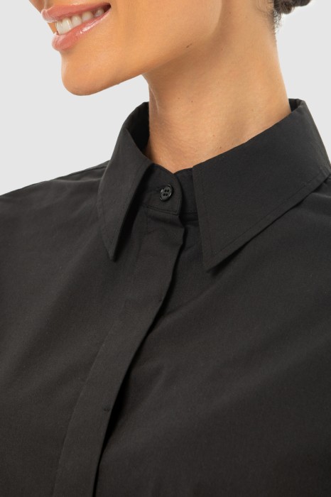 блузка с вышивкой от бренда kanzler вид слева