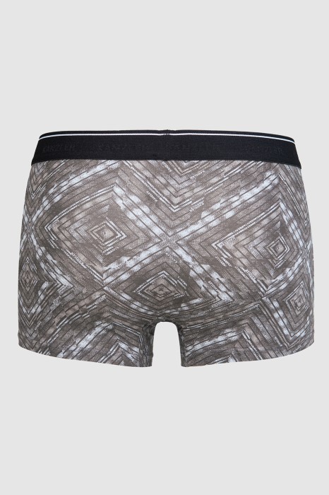 боксеры из бамбука с принтом от бренда kanzler вид слева