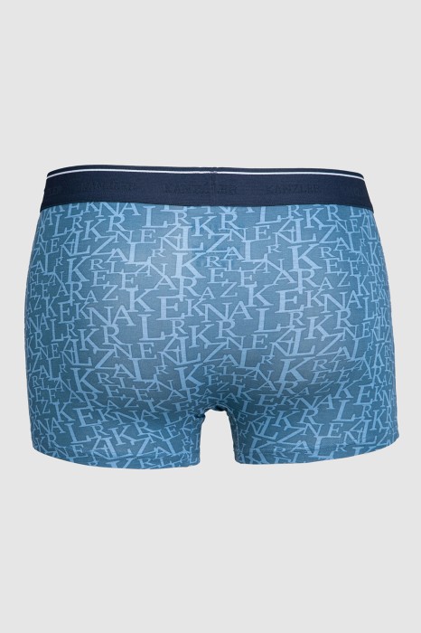 боксеры из бамбука с принтом от бренда kanzler вид слева