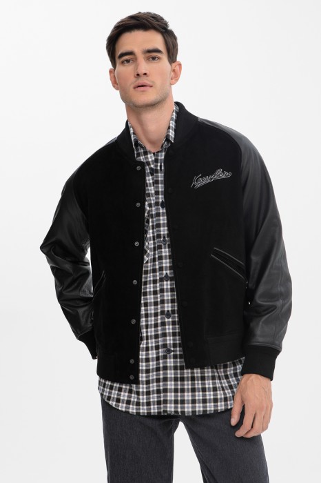 бомбер из натуральной кожи limited edition фотография