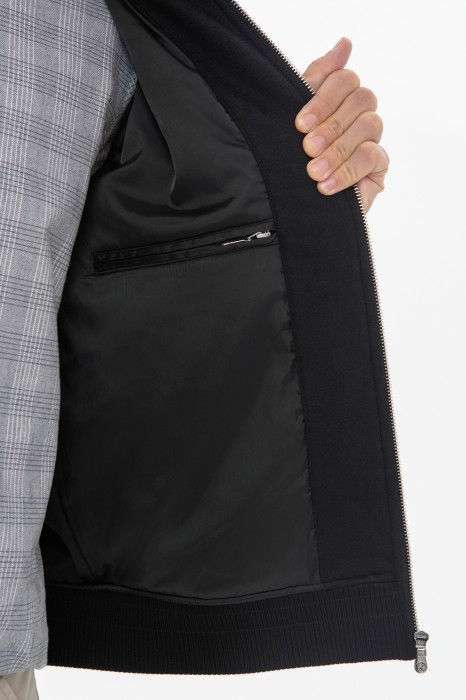 бомбер из смесовой шерсти limited edition из россии вид сбоку