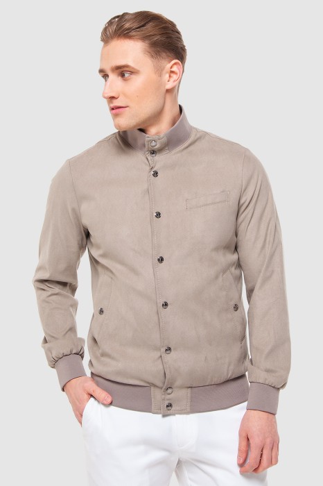 бомбер limited edition демисезонный из алькантары фотография